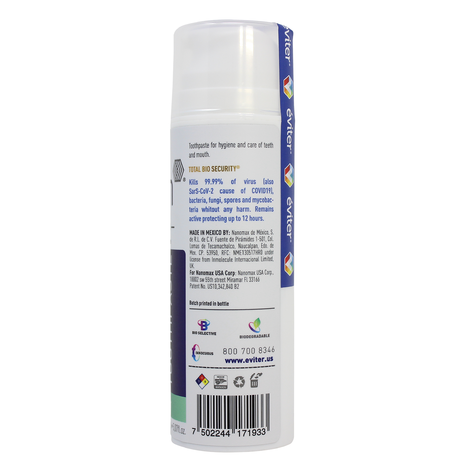 BIOHEALTH EION® TOOTHPASTE 150 ml.